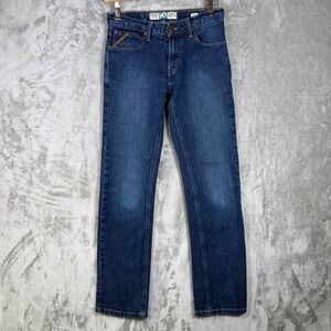 Ariat M7 Legacy Slim Fit Straight Leg Jeans 29x34 Blue Denim Western CowboyMens